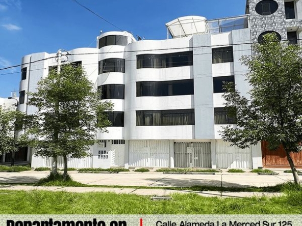 VENDE DEPARTAMENTO CON COCHERA Y TERRAZA EN LA URB. LA MERCED