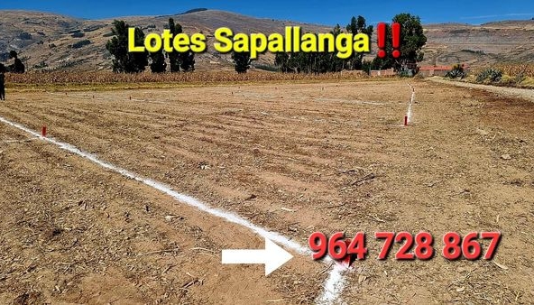 Venta de lotes - Sapallanga