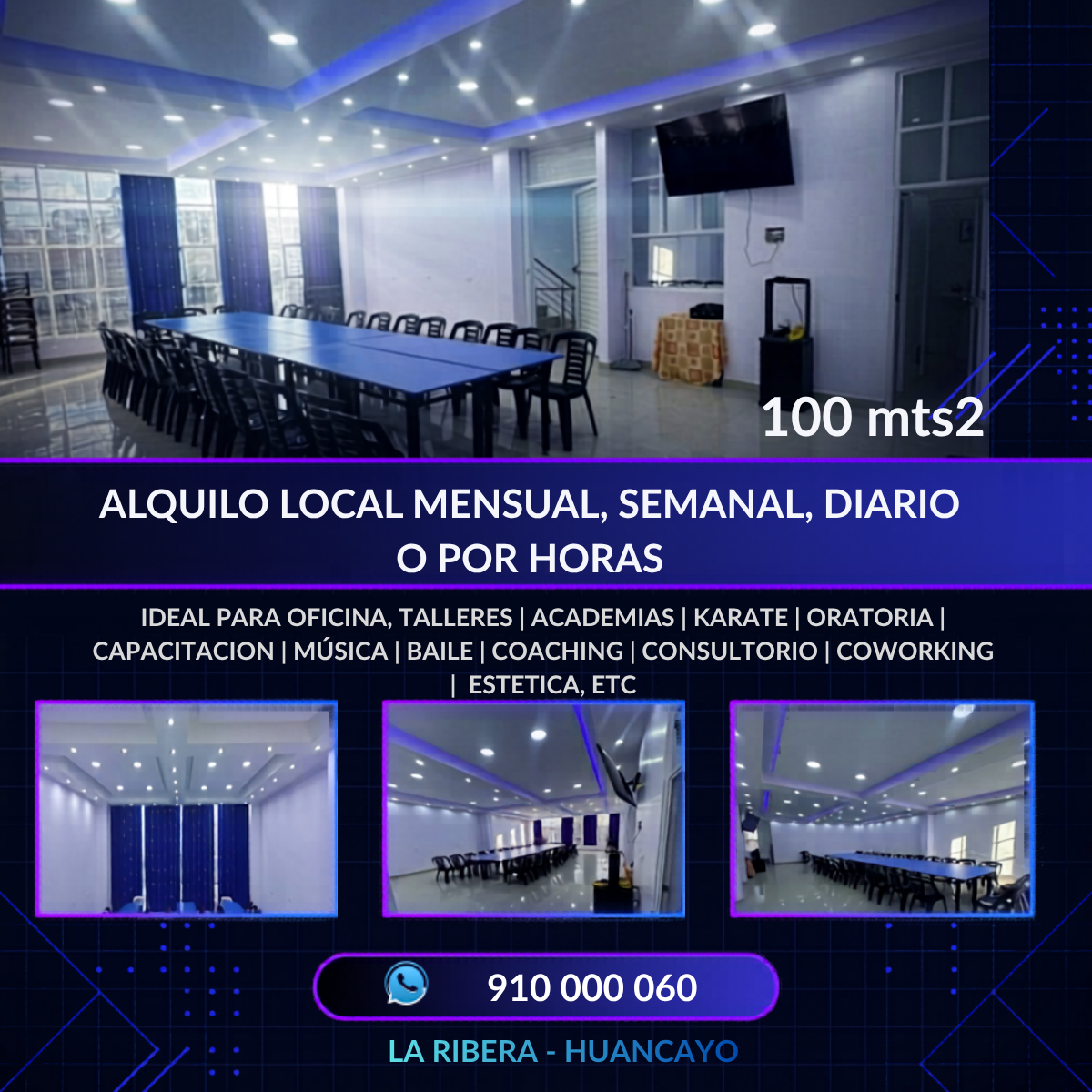 local de usos multiples en Huancayo
